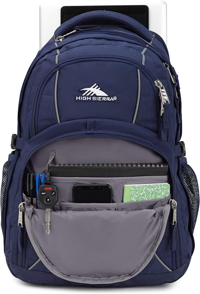 High Sierra Swerve Laptop Backpack Navy Color