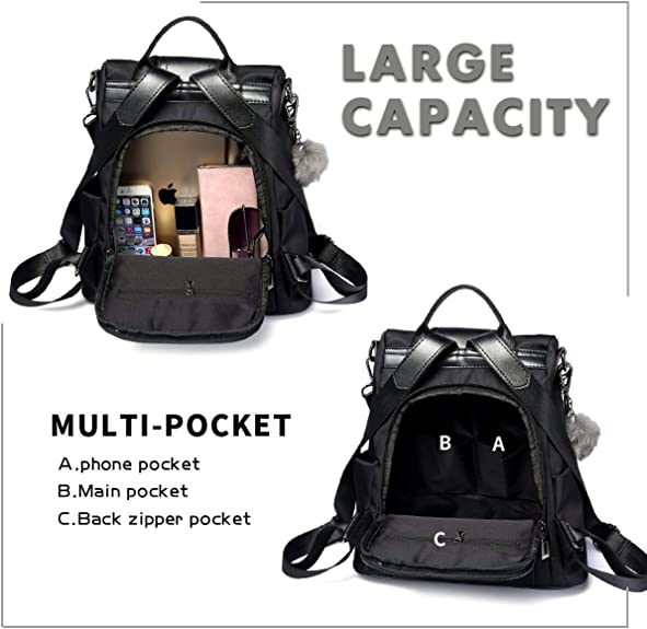 PINCNEL Women Backpack compartments