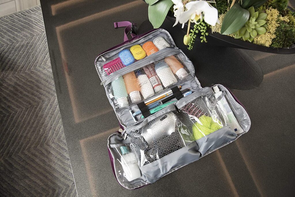Travel Essentials luggage toiletry kit 